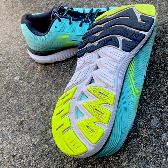 361 Degrees Meraki 2 Women’s 7.5 Running Athletic Shoes Aruba Blue Y952-5607 - Picture 2 of 6